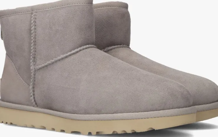 grijze ugg vachtlaarzen w classic mini ii