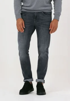 grijze vanguard straight leg jeans v850 rider mid grey comfort