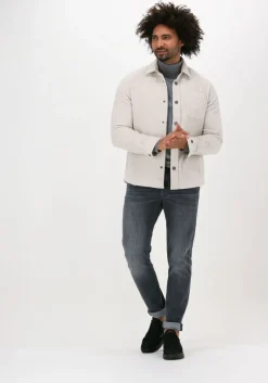 grijze vanguard straight leg jeans v850 rider mid grey comfort