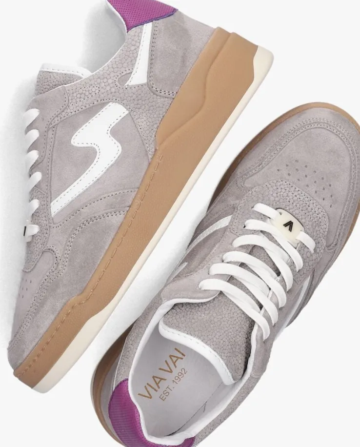 grijze via vai lage sneakers sam levi