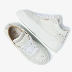 grijze via vai lage sneakers isa cecile