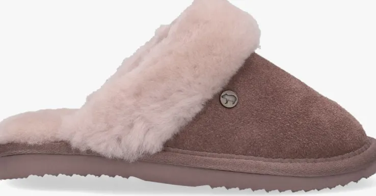 grijze warmbat pantoffels flurry kids