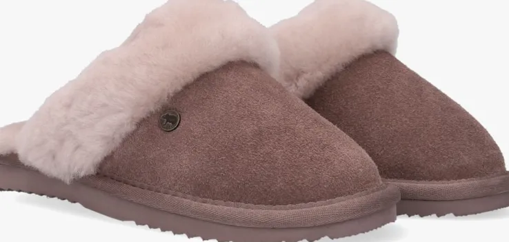 grijze warmbat pantoffels flurry kids