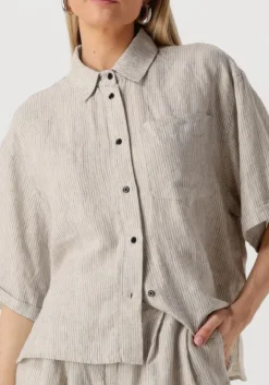 grijze withblack blouses wblwillow ss shirt