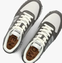 grijze woden lage sneakers ronja plateau