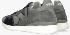 grijze womsh lage sneakers runny heren