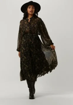 groene access midi jurk w2-3326-743