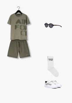 groene airforce t-shirt geb1222