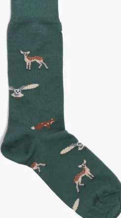 groene alfredo gonzales sokken forest animals