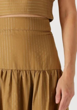 groene amaya amsterdam maxirok pearl skirt