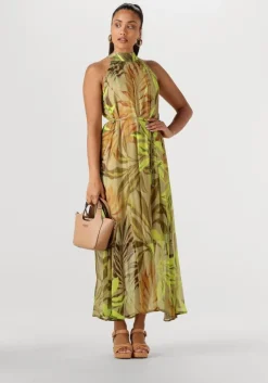 groene ana alcazar maxi jurk maxi dress