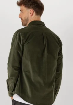 groene anerkjendt overhemd akleif solid cord shirt