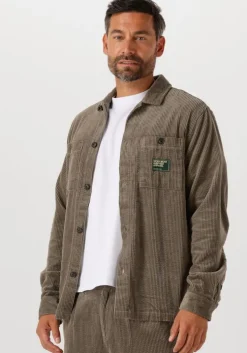 groene anerkjendt overshirts aktheo cord l/s overshirt