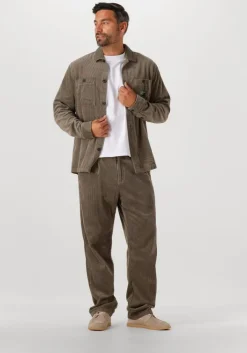 groene anerkjendt overshirts aktheo cord l/s overshirt