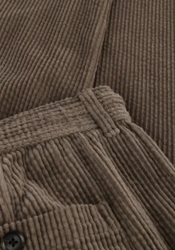 groene anerkjendt pantalon akjan cord pleat pants