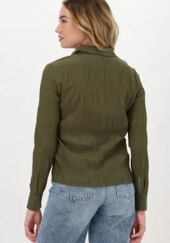 groene another label blouses dalen shirt l/s