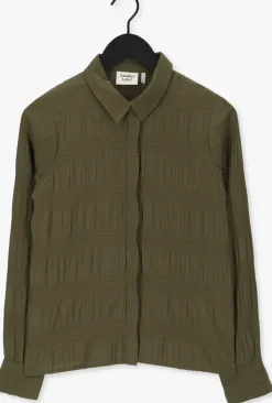 groene another label blouses dalen shirt l/s