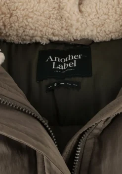 groene another label gewatteerde jas riley parka