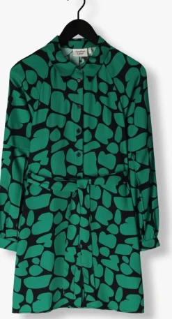 groene another label mini jurk merle dress
