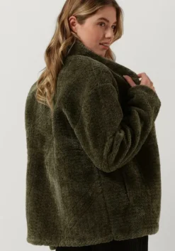 groene another label teddy jas ava jacket