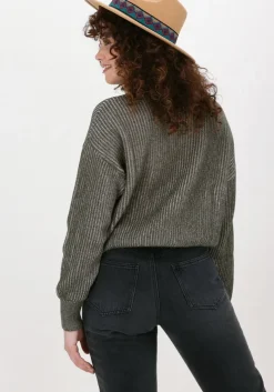 groene another label trui wiyckoff knitted pull