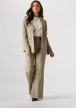 groene beaumont flared broek hope pants