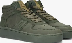 groene bjorn borg hoge sneakers t2200 mid tnl k