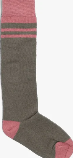 groene blossom kids sokken long socks