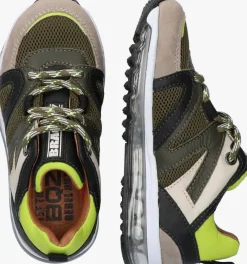 groene braqeez lage sneakers waylon warschau