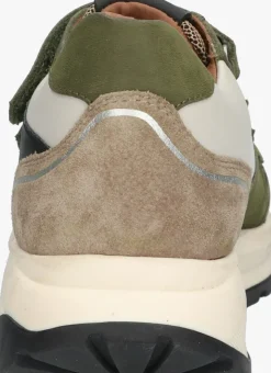 groene braqeez lage sneakers fygo flash