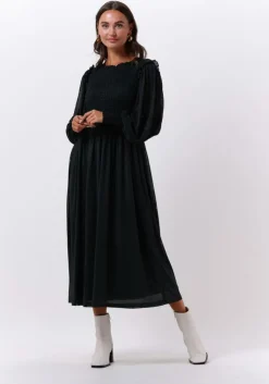 groene bruuns bazaar midi jurk phlox isabella dress