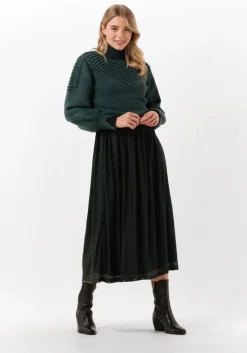 groene bruuns bazaar midi jurk phlox isabella dress