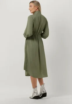 groene bruuns bazaar midi jurk lilli lyra dress