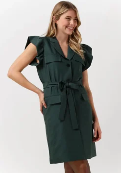 groene bruuns bazaar mini jurk firello gaia dress