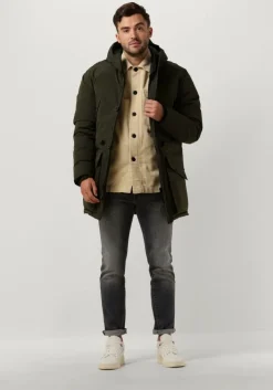 groene butcher of blue gewatteerde jas nelson parka