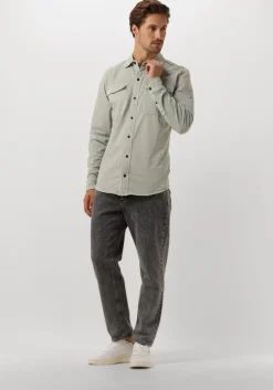 groene butcher of blue overshirt finn pocket jersey shirt