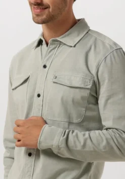 groene butcher of blue overshirt finn pocket jersey shirt