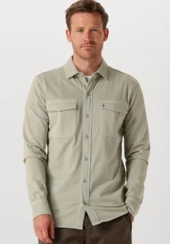 groene butcher of blue overshirt finn pocket jersey overshirt