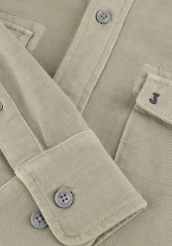 groene butcher of blue overshirt finn pocket jersey overshirt