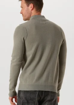 groene butcher of blue trui clifden halfzip