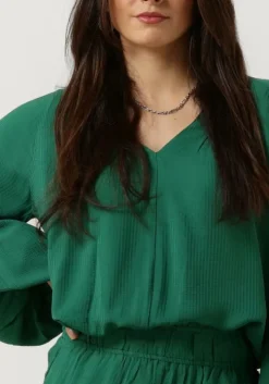 groene by-bar blouses vienna satin blouse