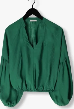 groene by-bar blouses vienna satin blouse