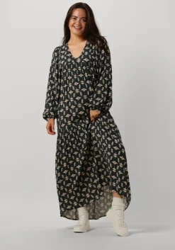 groene by-bar maxi jurk hayley baski dress
