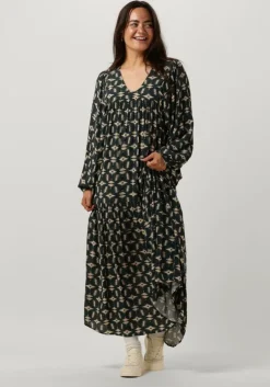 groene by-bar maxi jurk hayley baski dress