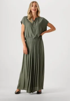 groene by-bar maxirok linde skirt