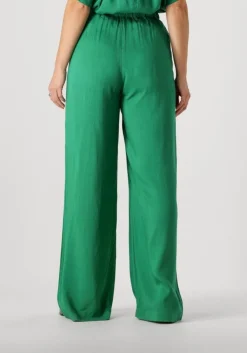 groene by-bar wijde broek benji dobby pant