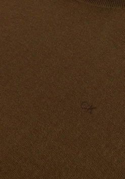 groene calvin klein coltrui merino turtle neck