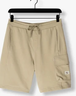 groene calvin klein korte broek wovel label short