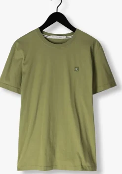 groene calvin klein t-shirt ck embro badge tee