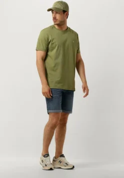 groene calvin klein t-shirt ck embro badge tee